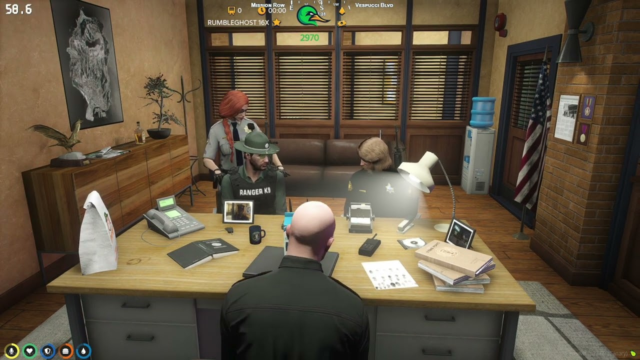 Chief Baas Talks to LT. Clarkson for Selling Gunner to Chang Gang | Nopixel 3.0