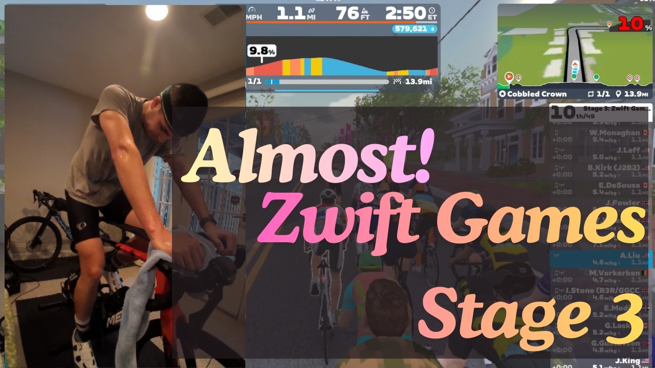 Close But Not Quite! Zwift Games Stage 3 Cobbled Crown Recap
