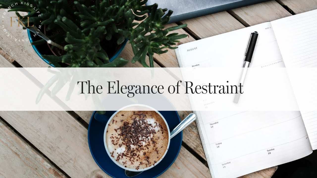 The Elegance of Restraint - Is less really more?