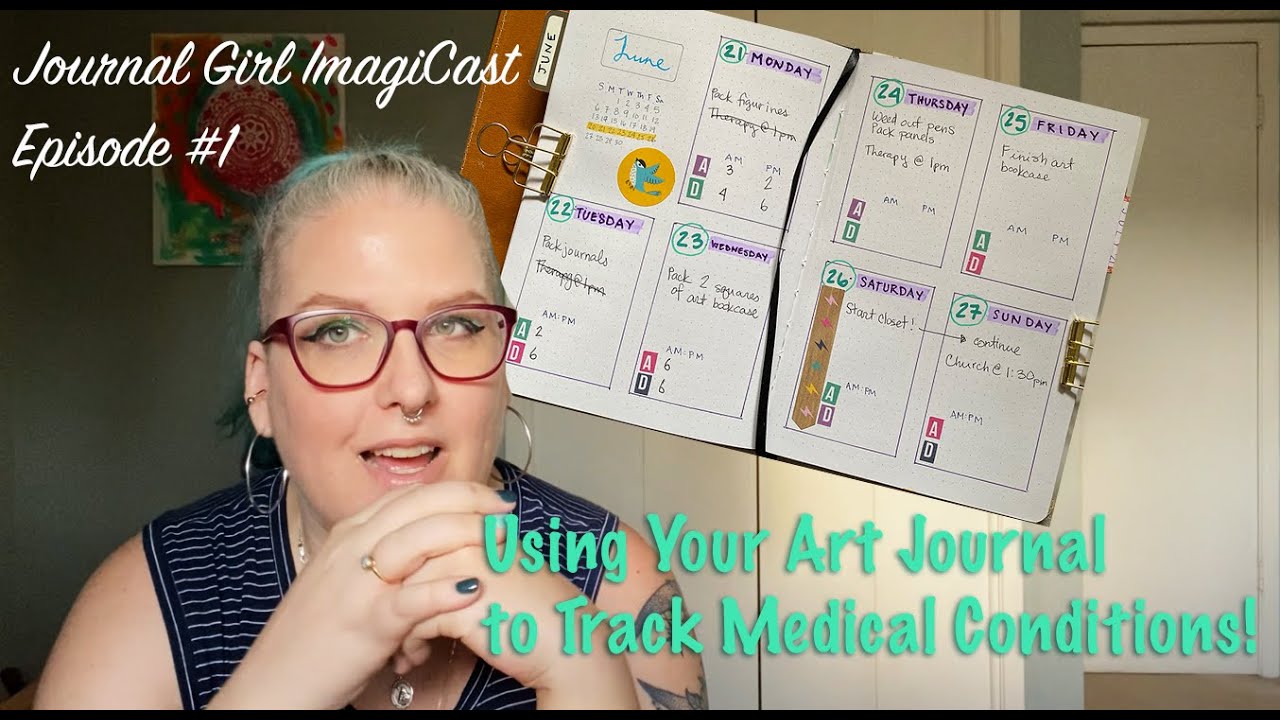 Journal Girl ImagiCast #1: Using Your Art/Bullet Journal to Track Medical Conditions!