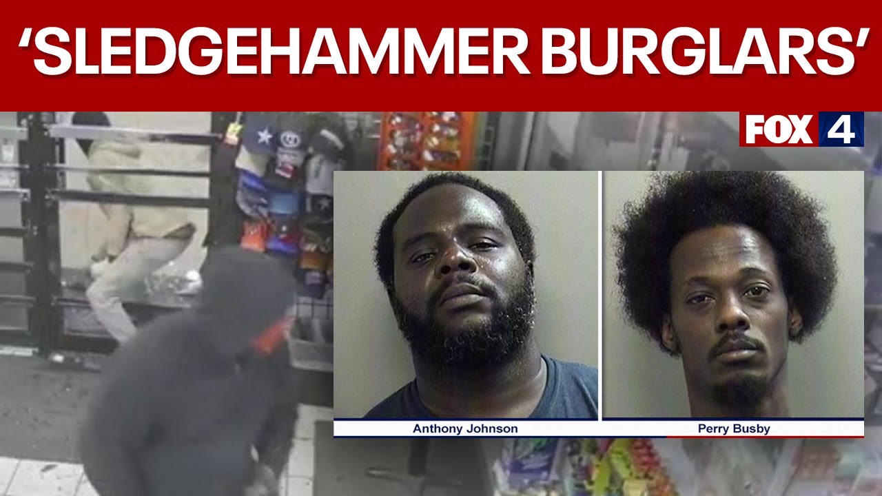 'Sledgehammer Burglars' arrested mid break-in at Texas convenience store: Police