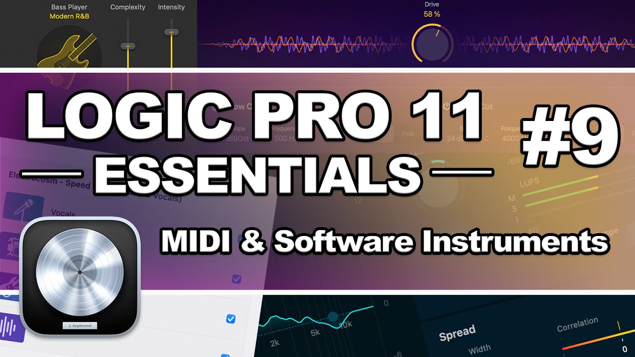 Logic Pro 11 - #09 MIDI & Software Instruments
