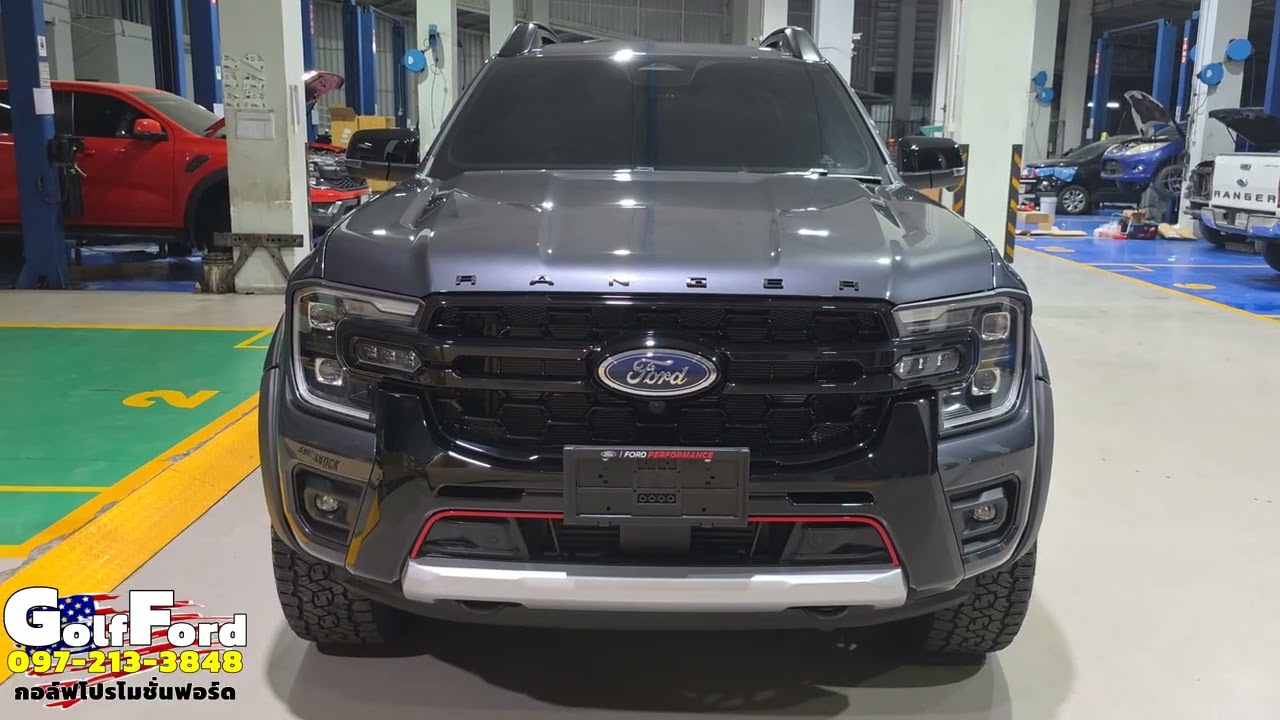 Ford Ranger Stormtrak 4x4 ใส่อุปกรณ์ตกแต่งแท้ฟอร์ด ใส่ล้อ Vage + ยาง Toyo พร้อมใส่ฝาท้ายไฟฟ้า 
