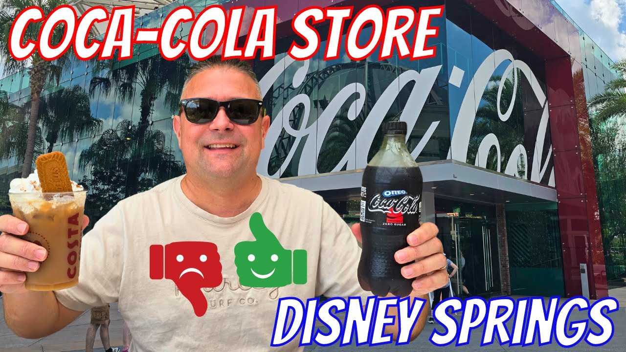 Coca-Cola Store Disney Springs Tour And Beverage Review! What Am I Drinking??!!??