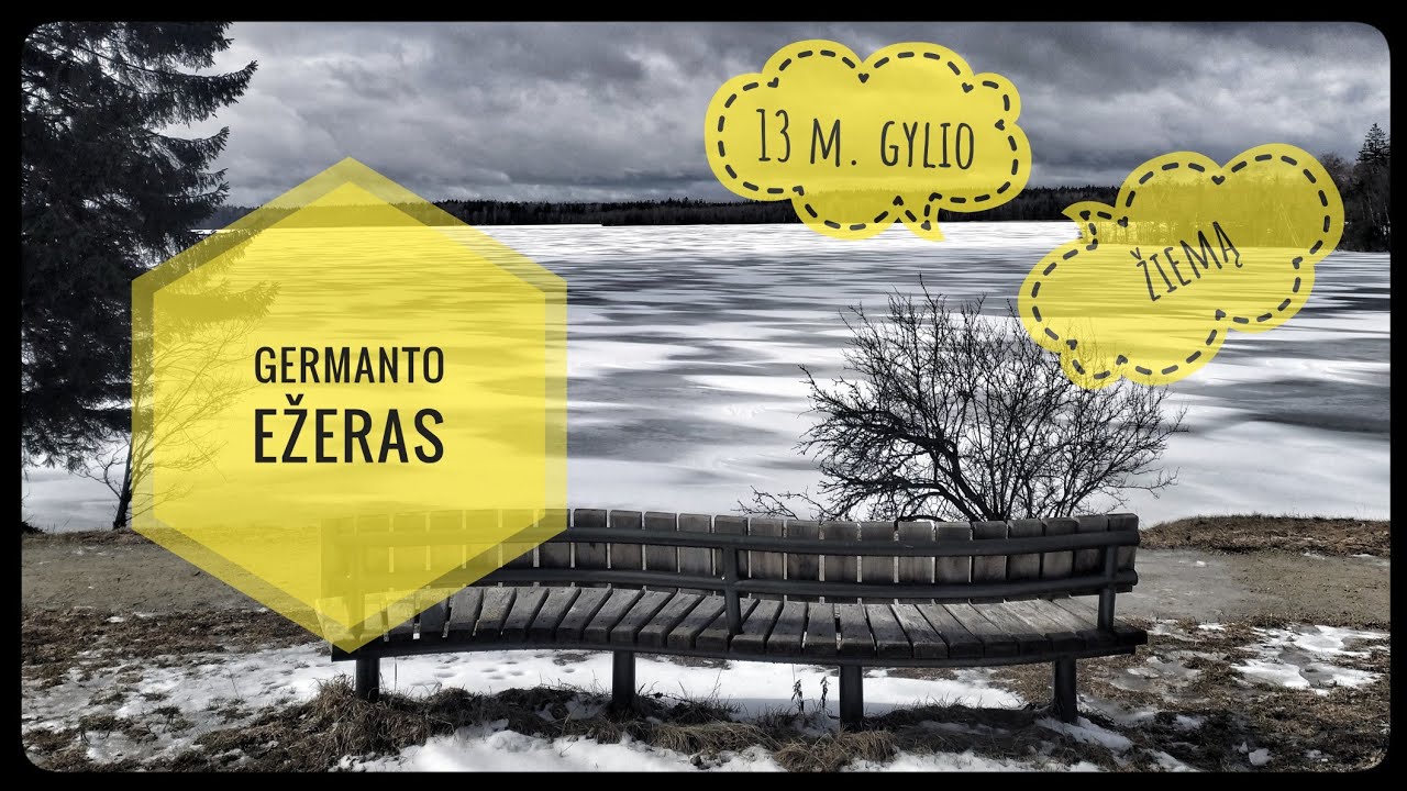 Žemaitijos perlas žiemą- ežeras Germantas, Lietuvos gamta