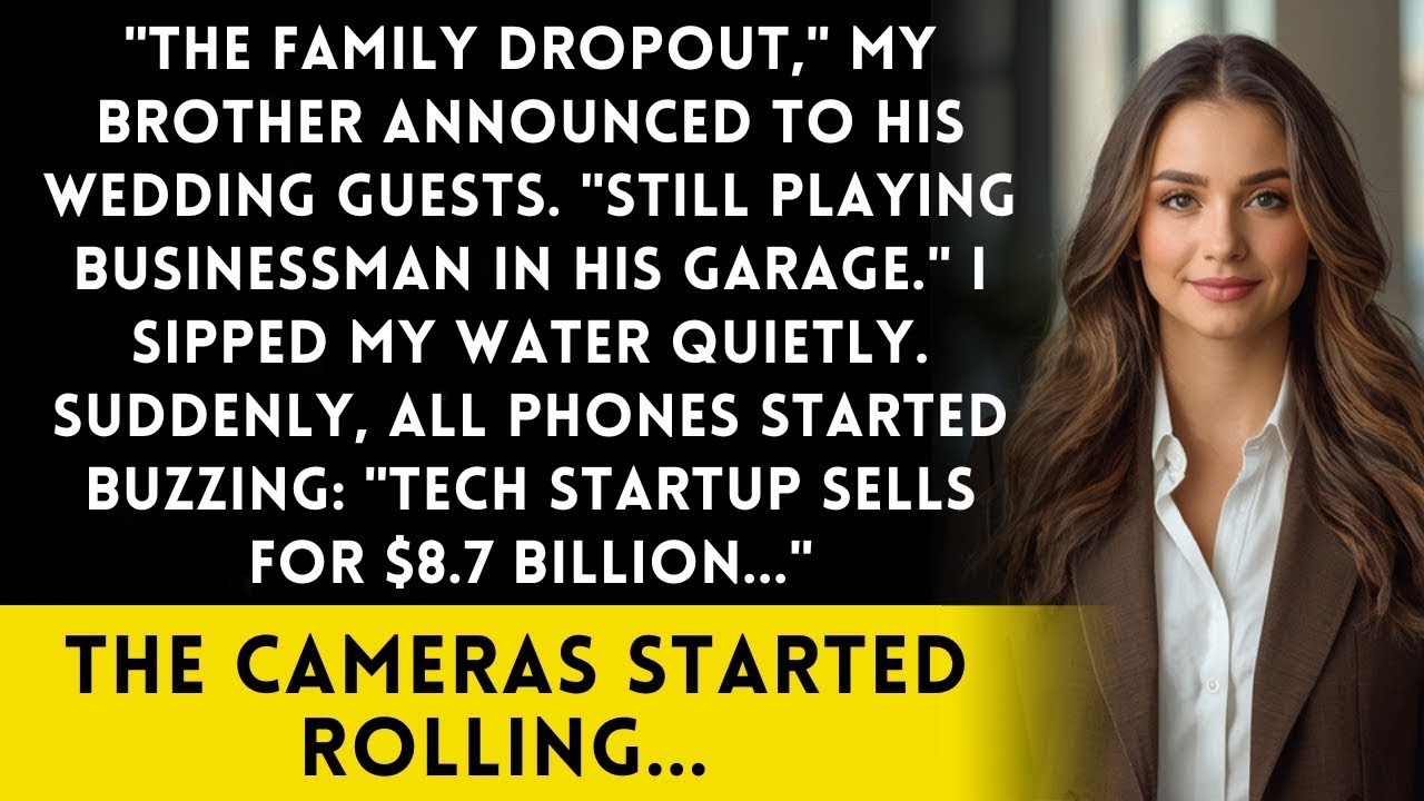Brother Called Me 'Failed Entrepreneur' At Wedding - Until CNN Breaking News Interrupted