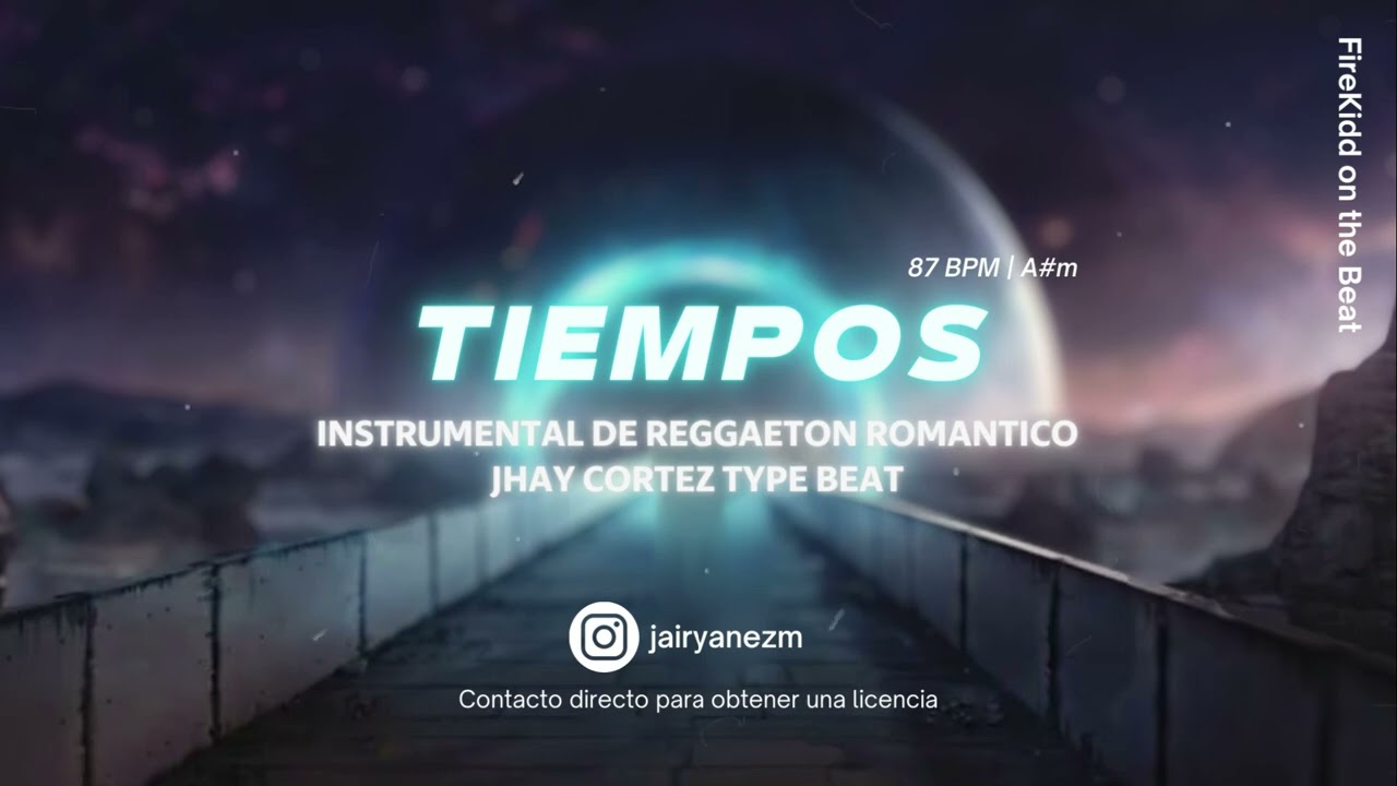Tiempos | Instrumental de Reggaeton Romantico | Jhay Cortez Type Beat