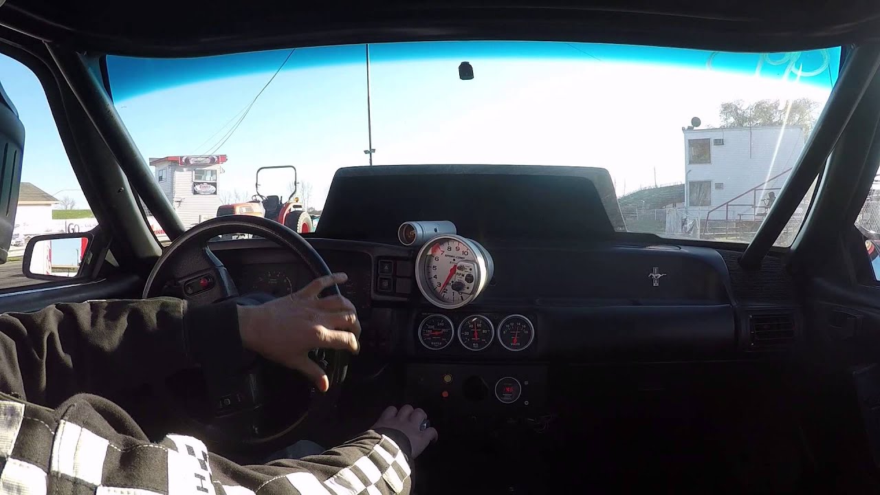 347 Mustang GT Toploader 4 speed 10 Second pass