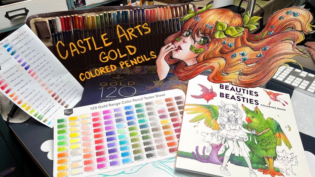 How to Color Like Me | Castle Arts Colored Pencils | Camilla d’Errico Coloring Book