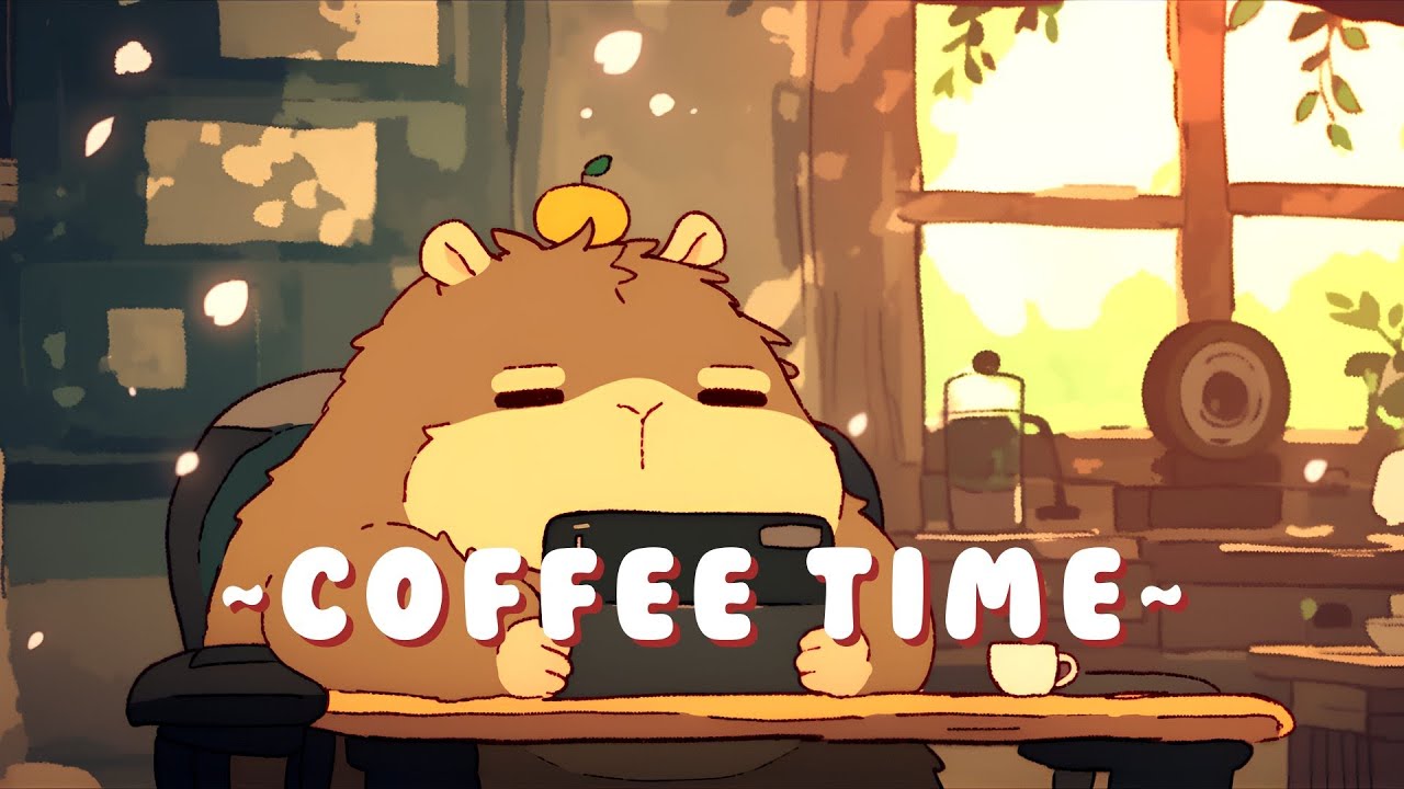 [Full Hour] Capybara Chill Station | Study Session Music Mix 🦫 🌙 📖