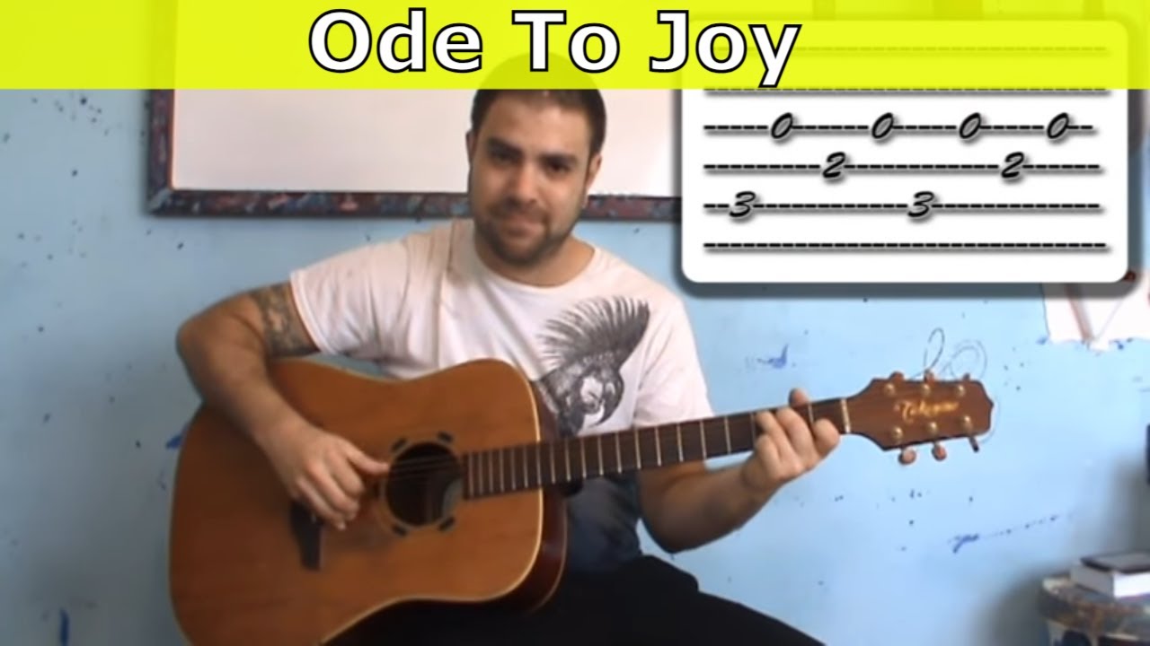 Tutorial: Ode to Joy - Fingerstyle Guitar w/ TAB