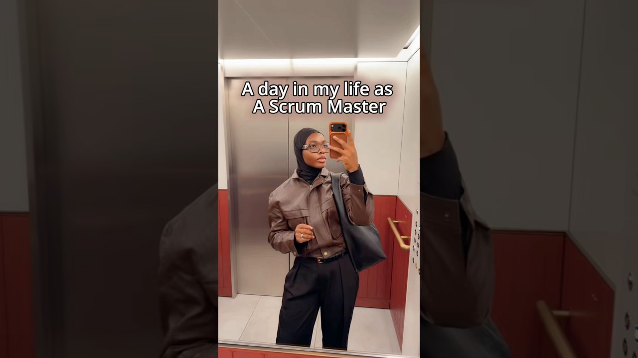 A day in my life as a scrum master 🤎 #scrummaster #tech #corporate #adayinmylife #workfromhome