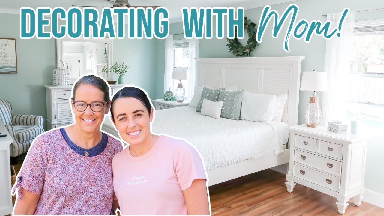 Decorate with Us | Coastal Home Decor Tour | Rearranging & Wallpapering