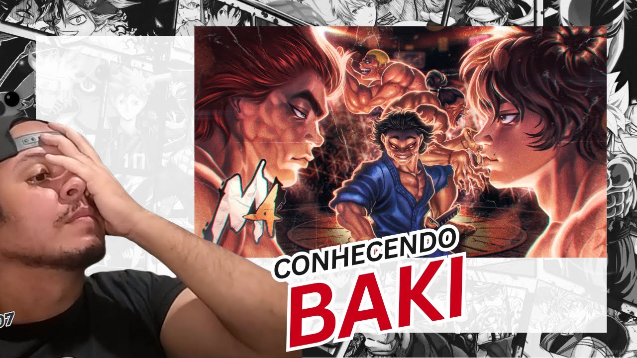 #react M4rkim - Os Cinco Mais Fortes (Baki the Grappler)