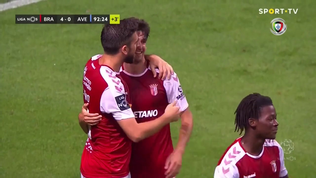 Goal | Golo Paulinho: SC Braga (4)-0 Desp. Aves (Liga 19/20 #30)
