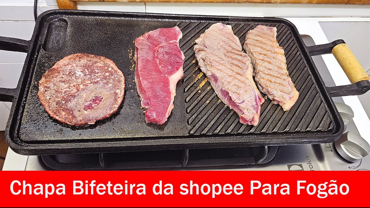 Comprei uma Chapa da Shopee Para Fogão