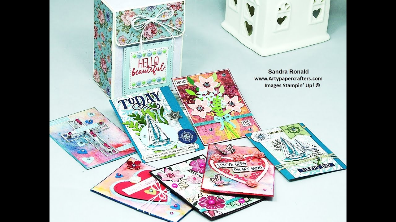 Hand made ATC GIFT BOX to hold ATC Cards - SandraR Stampin' Up! Demonstrator Independent