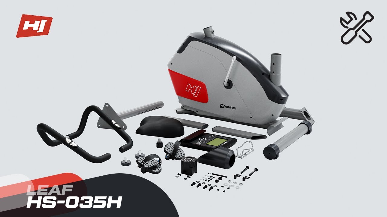 Exercise Bike HS-035H Leaf Assembly Video #HOPSPORT MANUALS #exercisebike #homefitnessequipment