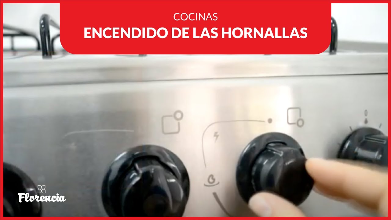 Cocinas Florencia: Encendido de las hornallas