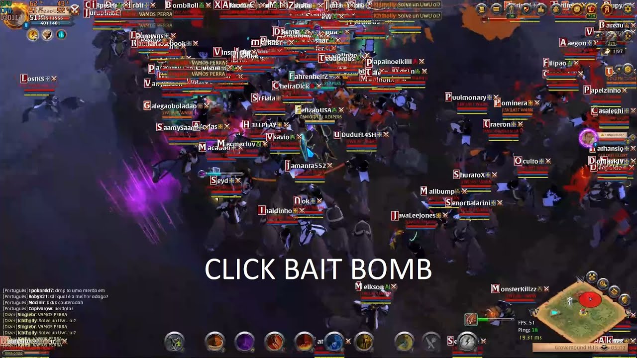 FehzaoUSA - BOMBING' AND BURNING ASSES - RUN AWAY LIKE A BOSS - ALBION PVP - VOL 24