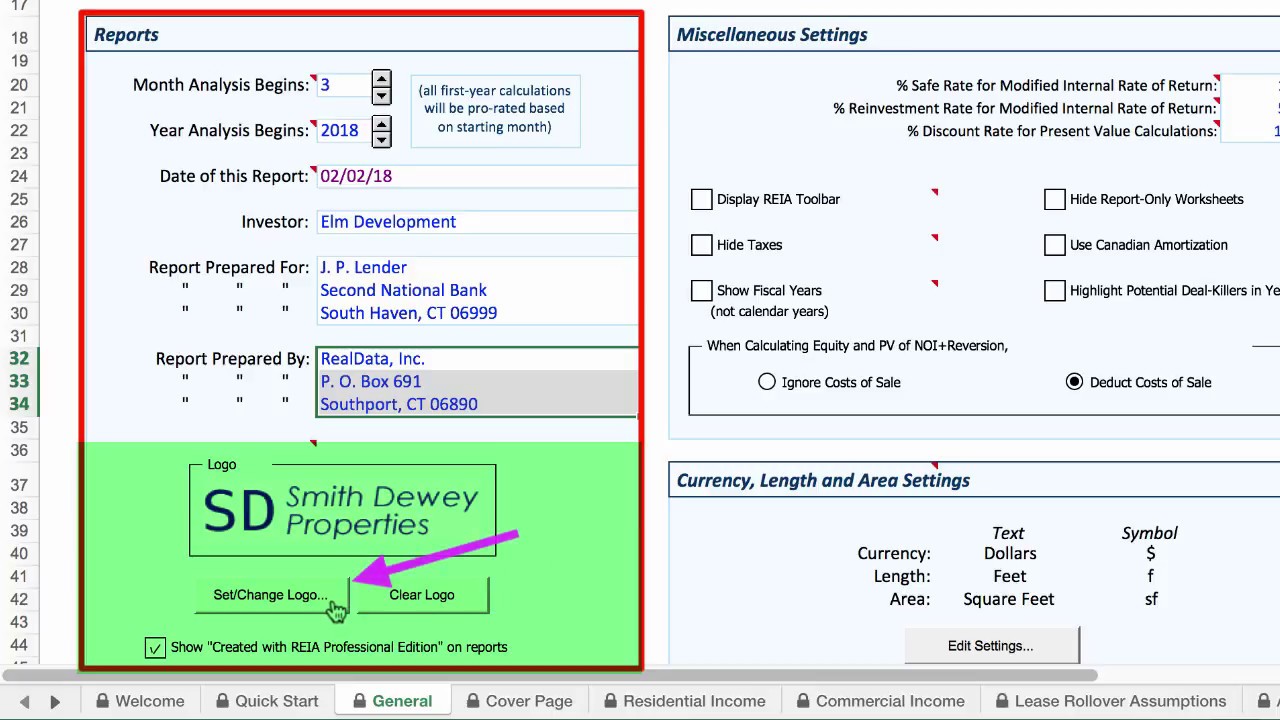 Using RealData's Real Estate Investment Analysis Software, Part 1