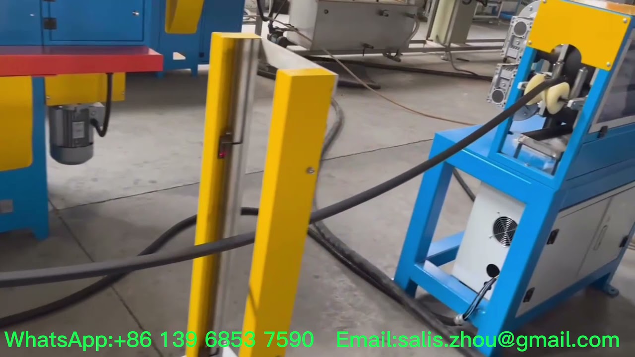 Rubber strip extrusion pre-forming production line