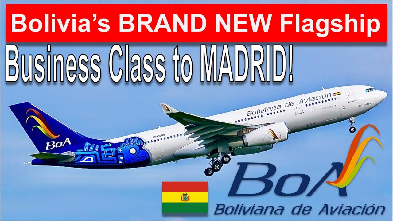 СОВЕРШЕННО НОВЫЙ бизнес-класс A330 из Боливии в Мадрид!