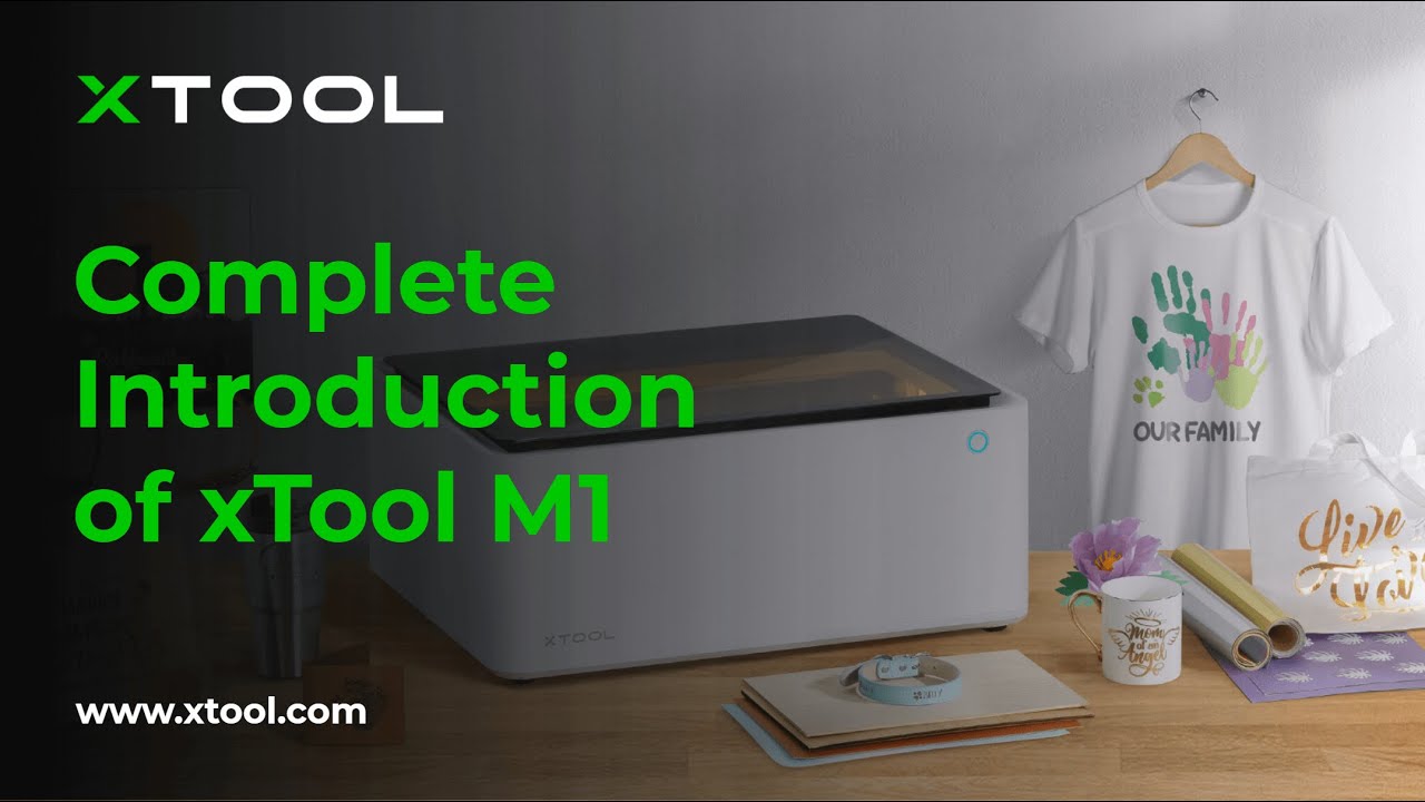 xTool M1 The World‘s First Smart 2-in-1 Laser Engraver and Vinyl Cutter