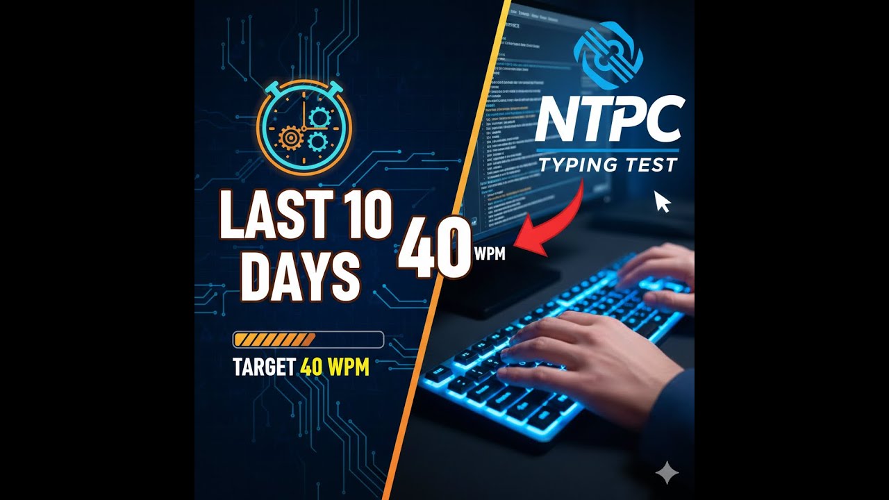 NTPC Typing Test Transformation: Your 30-Day Journey to 40+ WPM