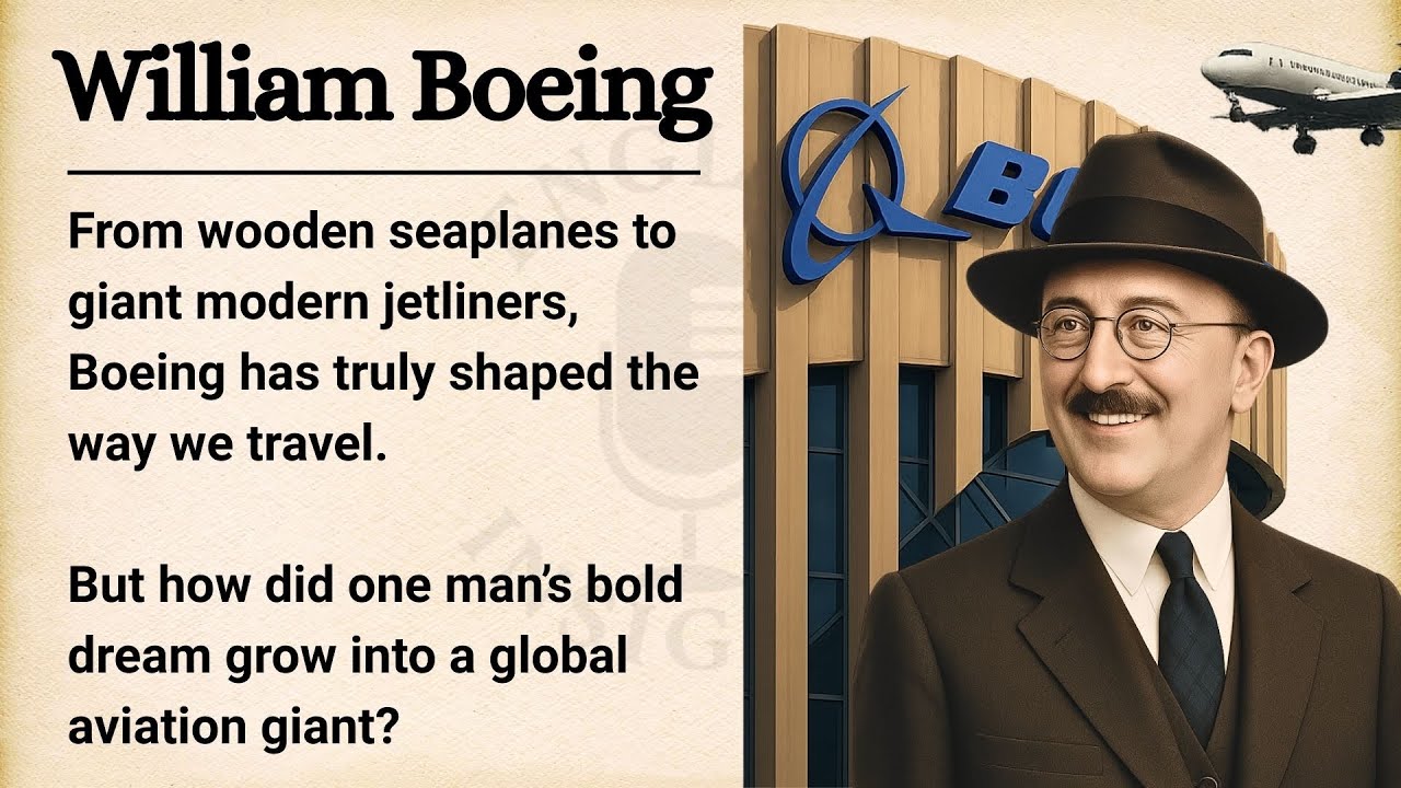 🇺🇸✈️ BOEING: Global Aviation Giant || Learn English Through Story Level 3 || Graded Reader 🎧 