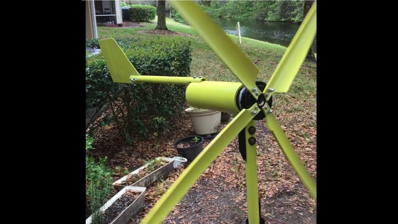 Homemade DIY build wind turbine under $100 with PVC pipe,turbina na vjetar AWESOME