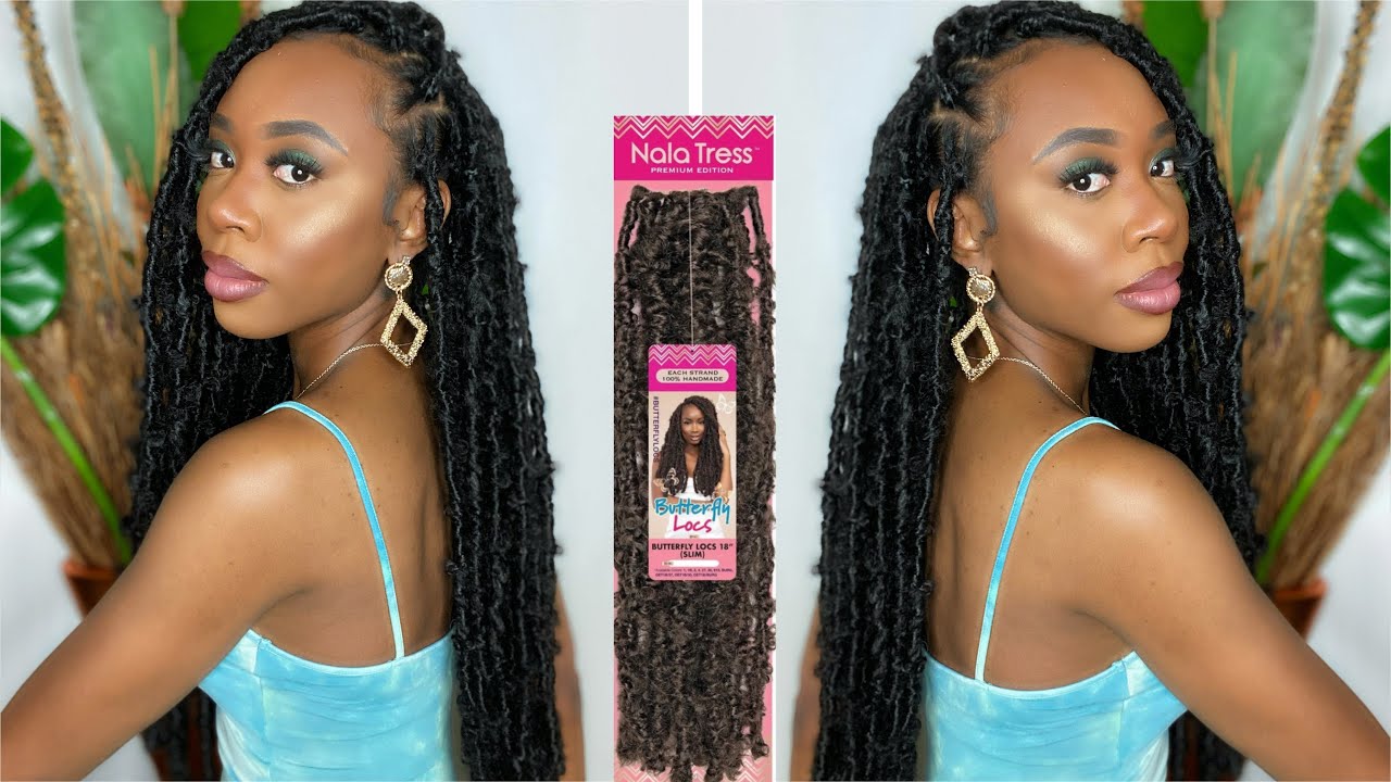 Crochet Butterfly Locs... No Wrapping/ for those struggling/ Janet Collection