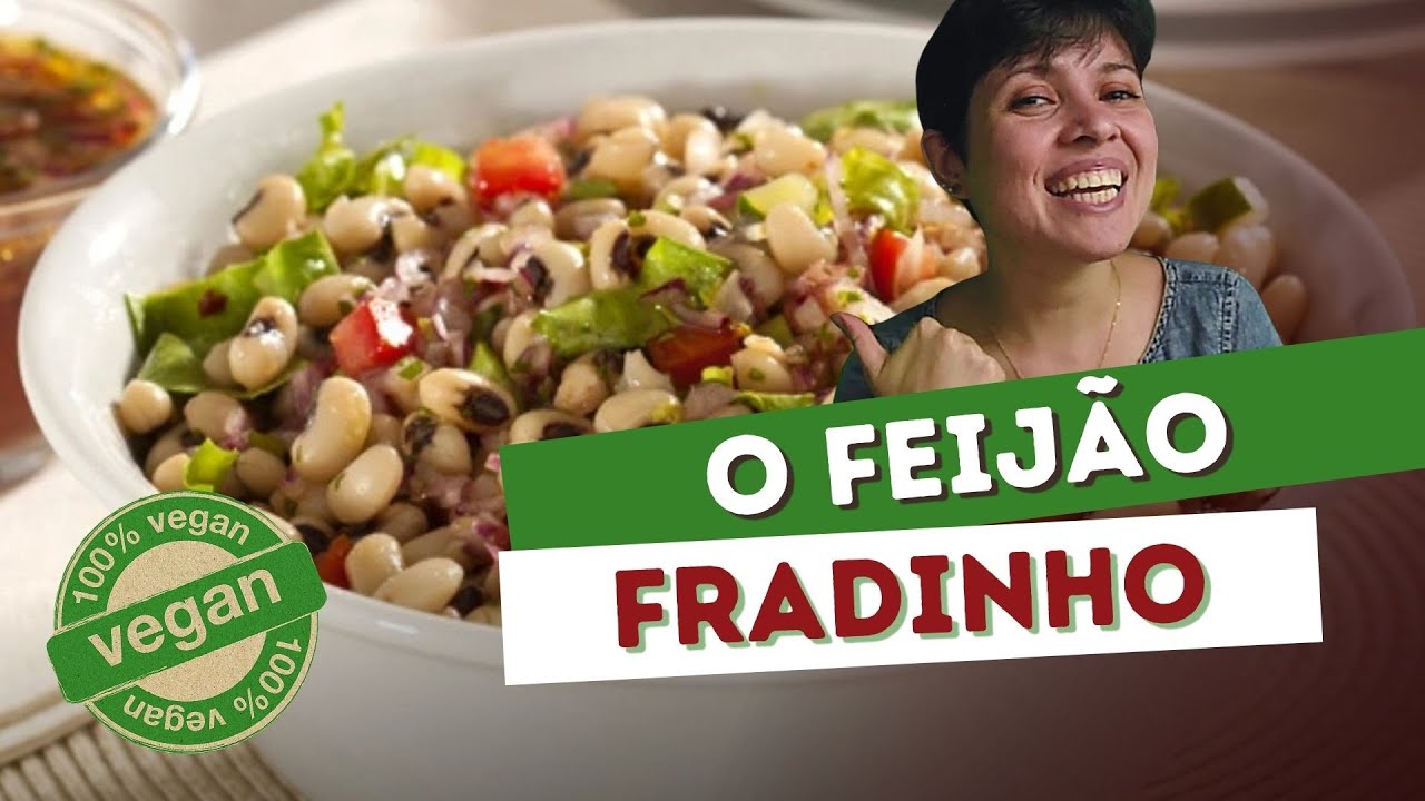 Salada de FEIJÃO FRADINHO vegana