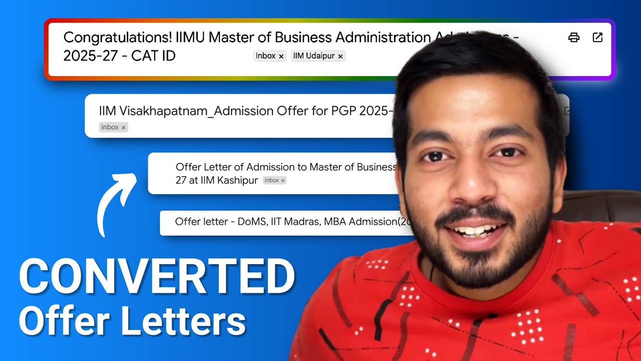 My Final List of BSchool Converts Revealed | CAT 2025 Motivation