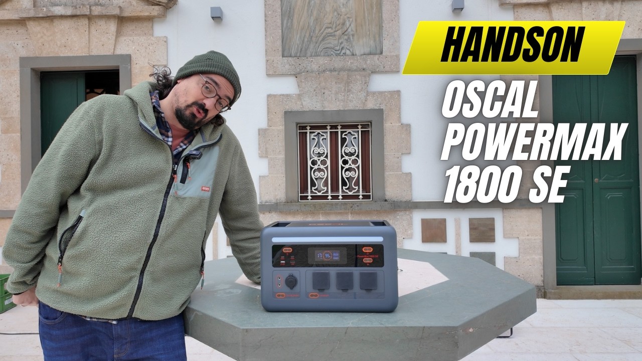 Oscal Powermax 1800 SE Powerstation im HandsOn| Netzwelt First Look Event