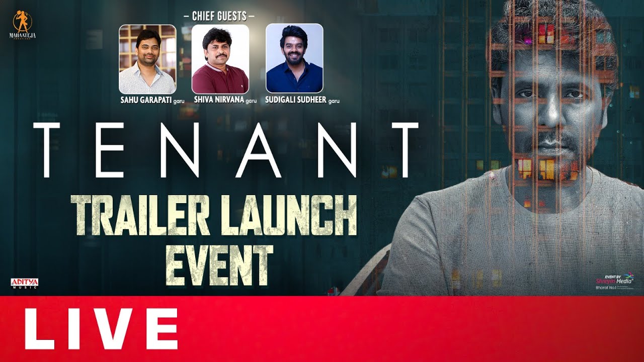 Tenant Trailer Launch Event Live | Satyam Rajesh | Megha Chowdhary | Shreyas Media
