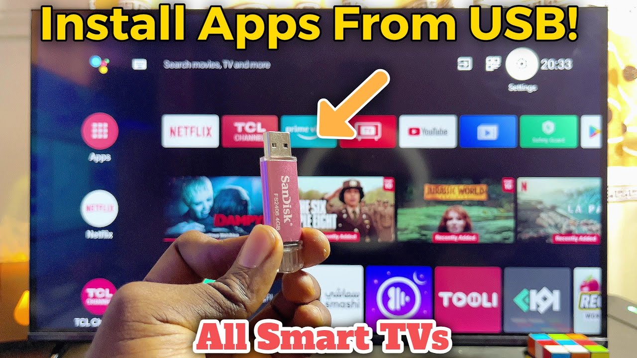 How to Install Apps From USB on Any Smart TV