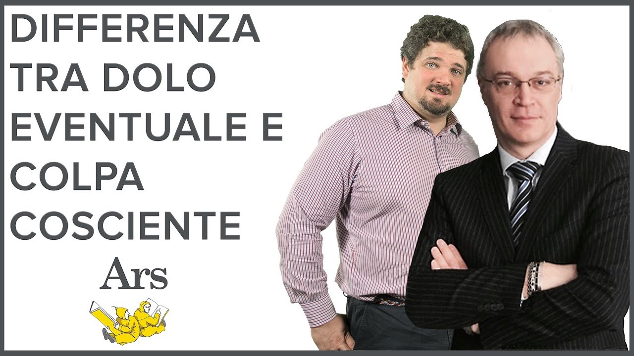 Differenza tra Dolo Eventuale e Colpa Cosciente - Avv Zaniolo Ing Delaini