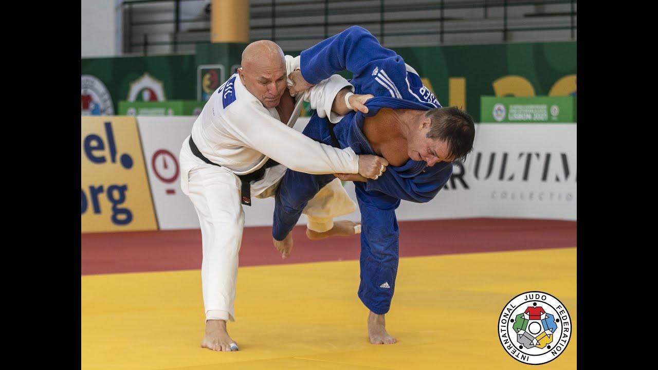 Judo Worldchampionships Veterans Cracow first Rround Vlajic vs Moser