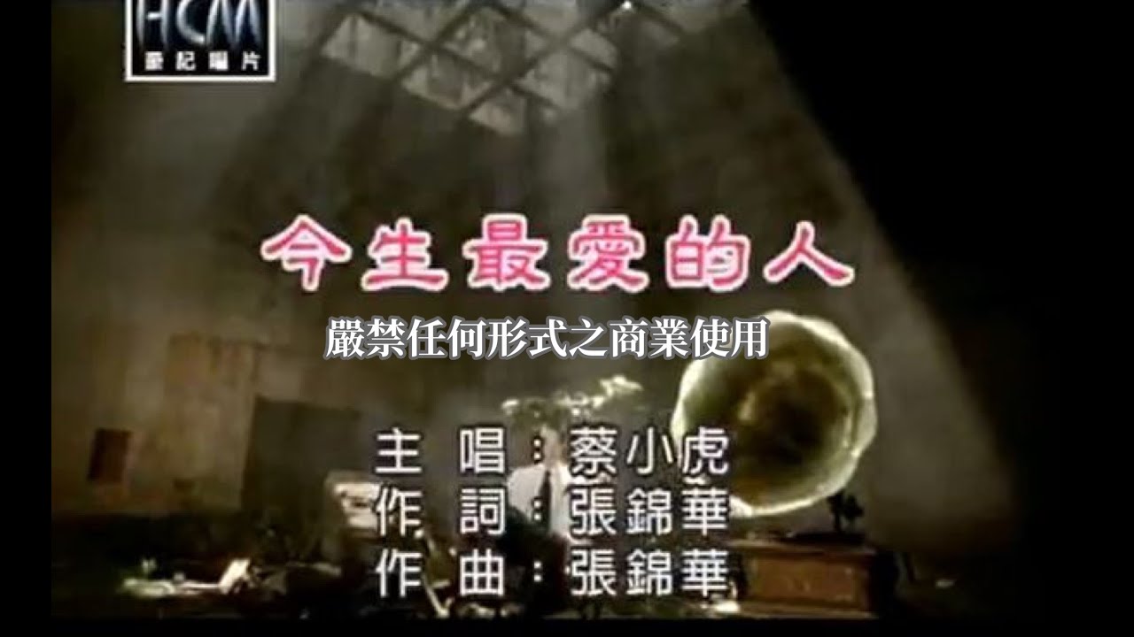 蔡小虎-今生最愛的人(官方KTV版)