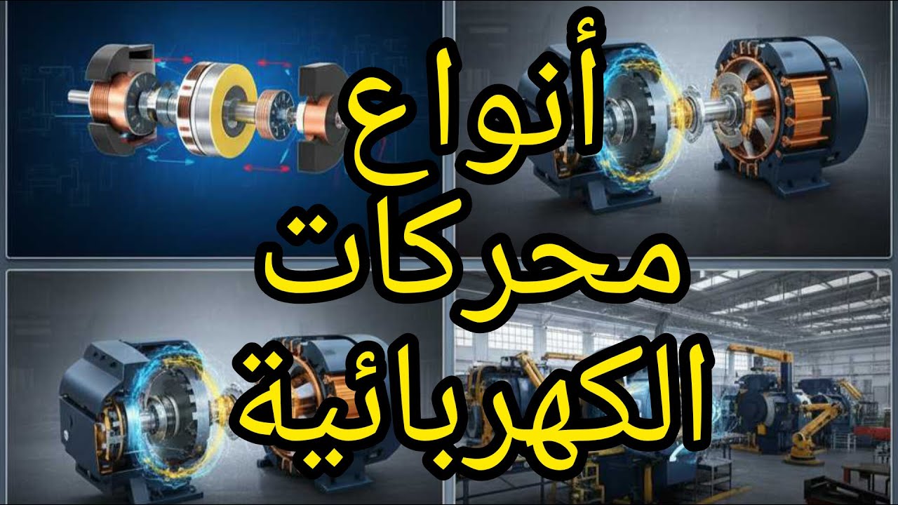 اكتشف أنواع المحركات الكهربائية!