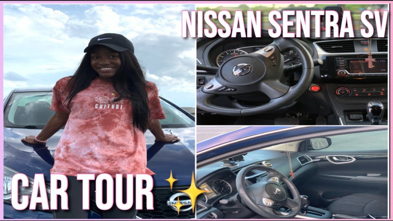 NEW CAR TOUR + What's In My Car?! | 2016 NISSAN SENTRA SV ✨