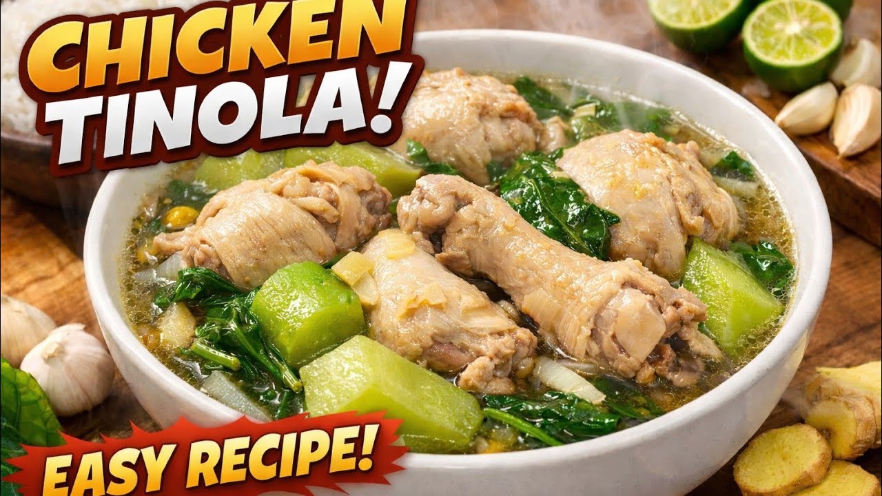 Chicken Tinola Recipe | Filipino Comfort Food Soup 🍲