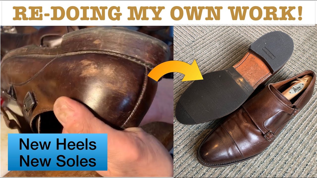Allen Edmonds Mora Monks: Heels, Half Soles Replace, & Shine