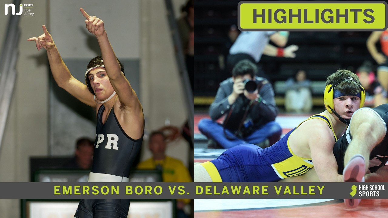 Highlights: Delaware Valley wrestling cruises to NJSIAA Group 1 state title by beating Emerson Boro