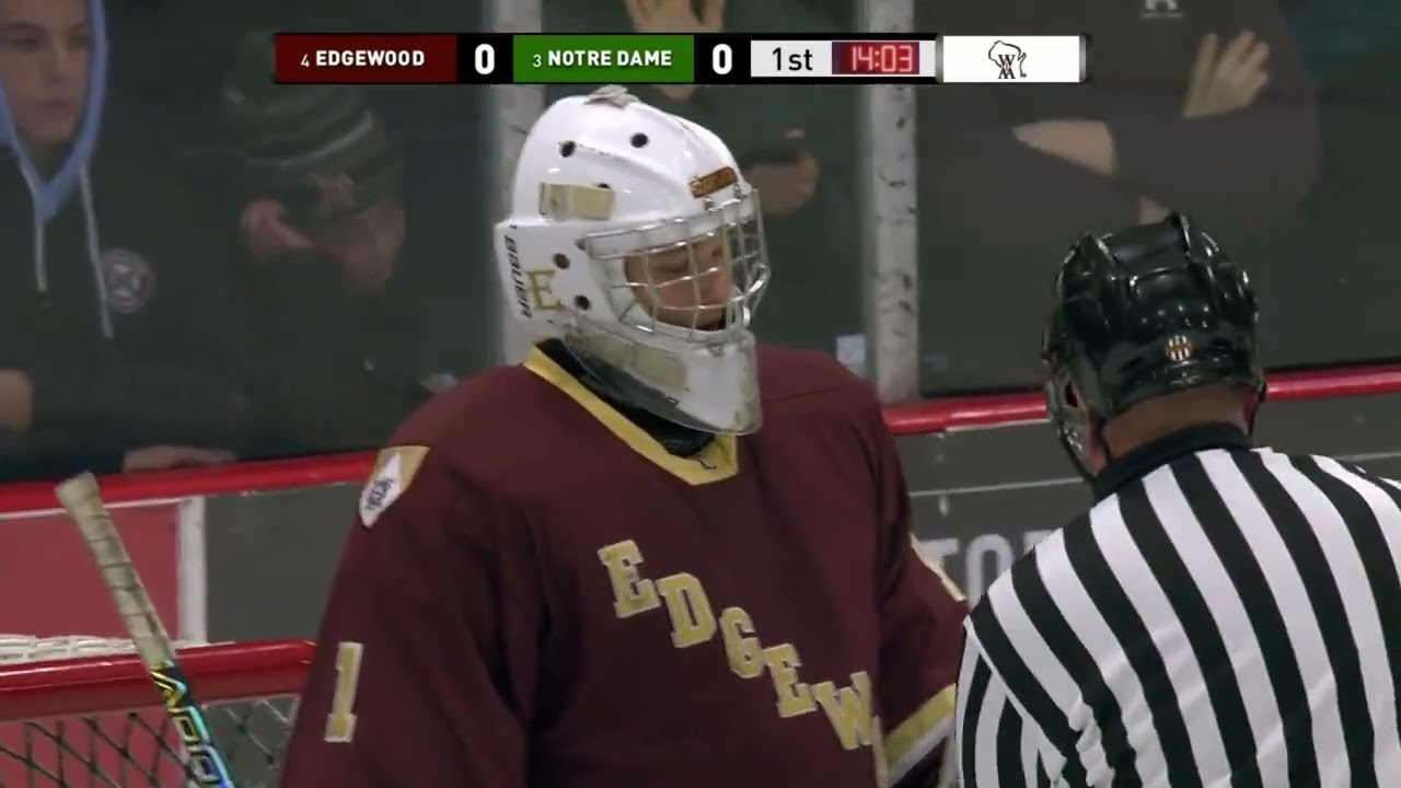Full Game: Edgewood vs. Notre Dame D1 WIAA State Boys Hockey Championship