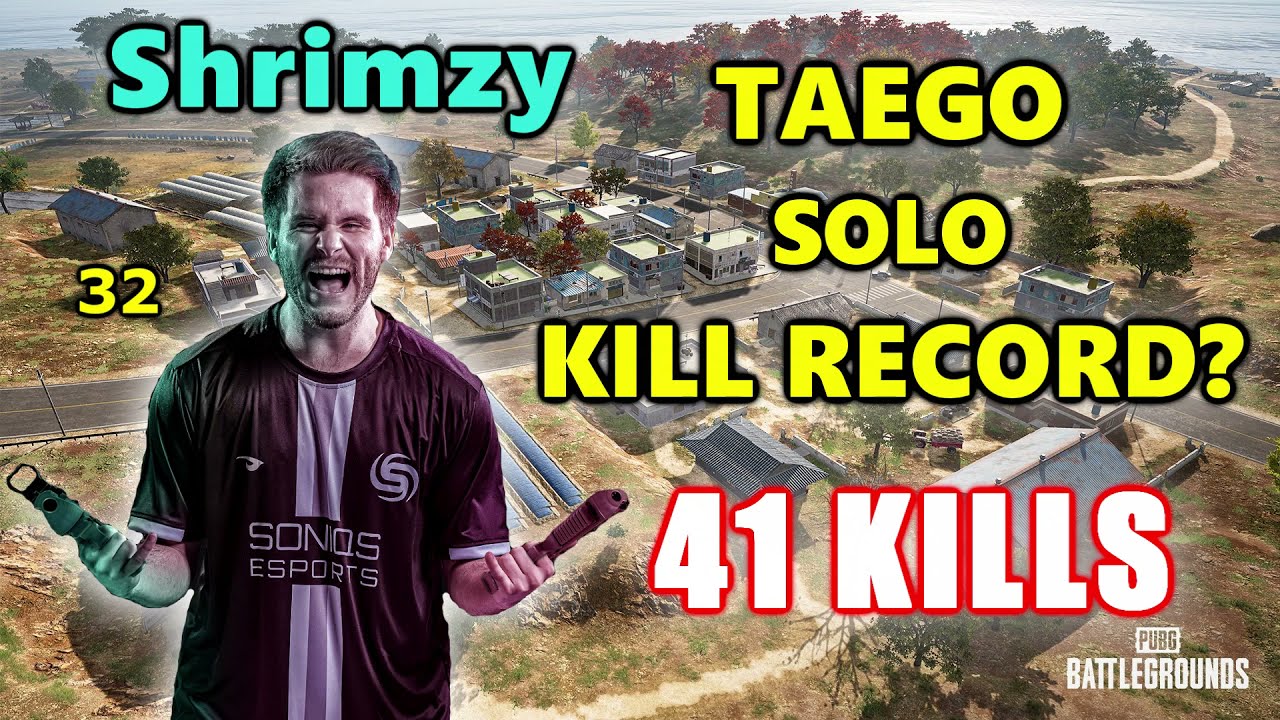 TAEGO SOLO KILL RECORD? Soniqs Shrimzy, Drassel & TSM Penta - 41 KILLS - GROZA + Beryl M762 - PUBG