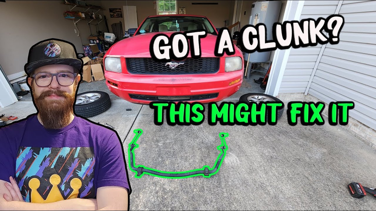 2005-2014 Mustang Sway Front Bar End Links & Bushings Replacement