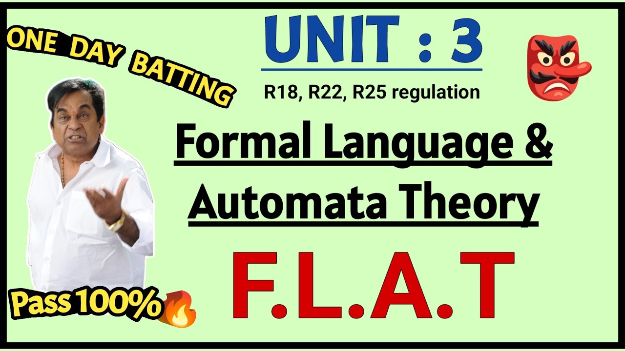 FLAT | UNIT 3 | R22, R18 regulation | JNTUH | one day batting | for Backlogs students | Easy