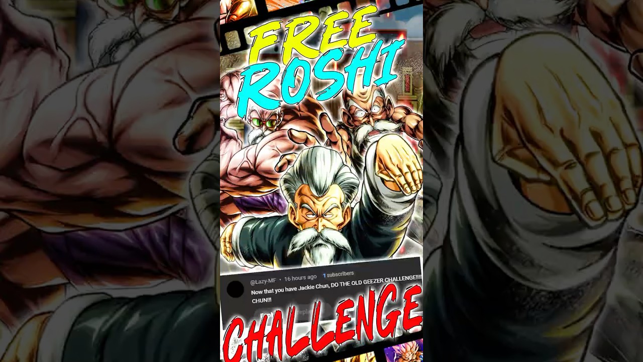 The FREE Roshi Challenge!! Using Jackie Chun in Dragon Ball Legends PVP